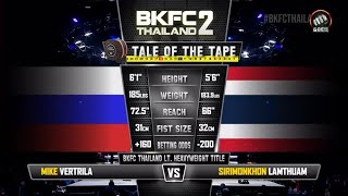 Бой Сиримонгхона Ламтуана против Майка Ветрила. Bare Knuckle FC