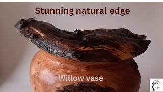WOOD TURNING a spectacular vase with an awesome  edge by Richard West Woodturner 692 views 5 months ago 14 minutes, 17 seconds