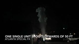 50+ Foot Tall Smoke FX Plumes - Watch ATL Special FX® New Co2 Cryo Jet