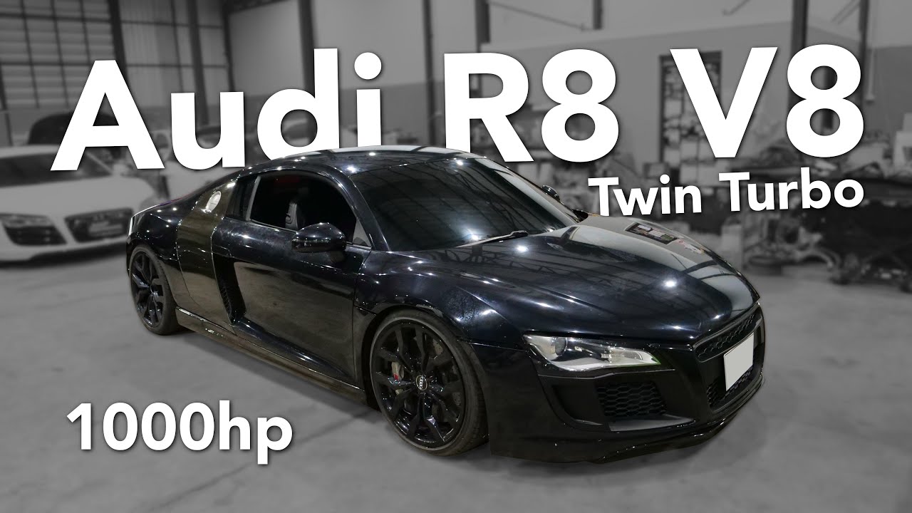 พาชม Audi R8 V8 Twin Turbo 1000hp ( งบ1.2ล้าน!! ) - YouTube