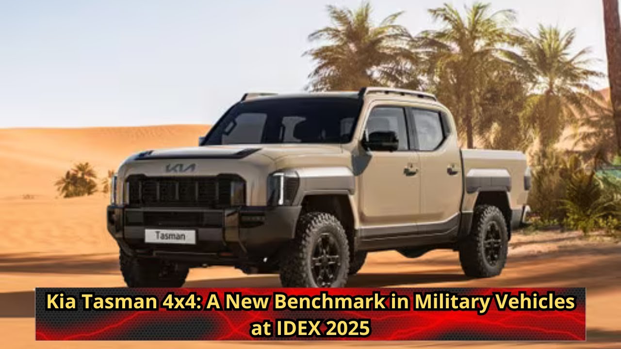 Kia Tasman 4x4 A New Benchmark in Military Vehicles at IDEX 2025