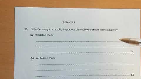 ** What is VALIDATION and VERIFICATION **  - GCSE iGCSE computer science