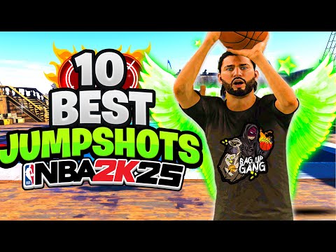 10 BEST JUMPSHOTS for ALL 3PT RATINGS in NBA 2K25! AFTER PATCH HIGHEST GREEN WINDOW