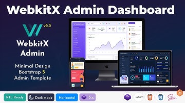 Sales & CRM Admin Dashboard Template with Bootstrap 5 for Business Analytics