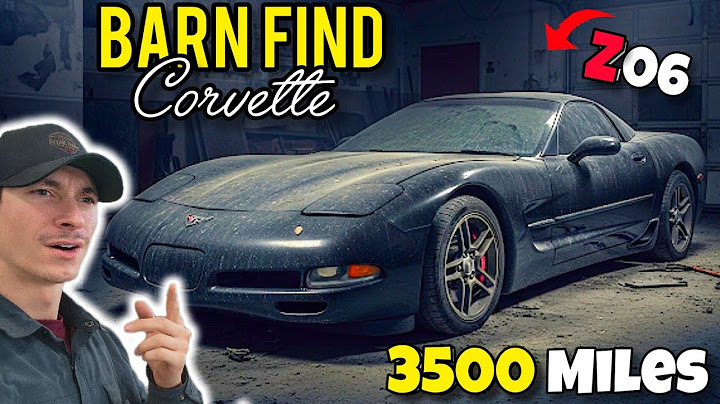 Encontré un Corvette Z06 escondido DURANTE AÑOS en un garaje con 3500 MILLAS y lo detallé