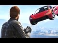 GUNNERS vs FLYING CARS! (GTA 5 Funny Moments)