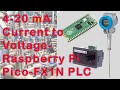 Comment interfacer des capteurs industriels 420ma avec raspberry pi pico plc  api mitsubishi fx1n