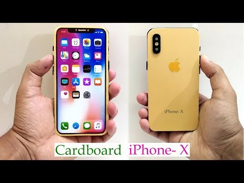 So bastelst du ein iPhone X aus Pappe – Einfaches DIY-Projekt