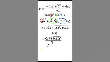 Mastering THE Quadratic Formula Made Easy!