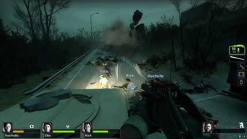 Left 4 Dead 2 - Bots can shoot the tank