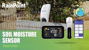 #RainPoint | How to setup the Smart Garden Soil Moisture Sensor .#MoreThanWaterSaving