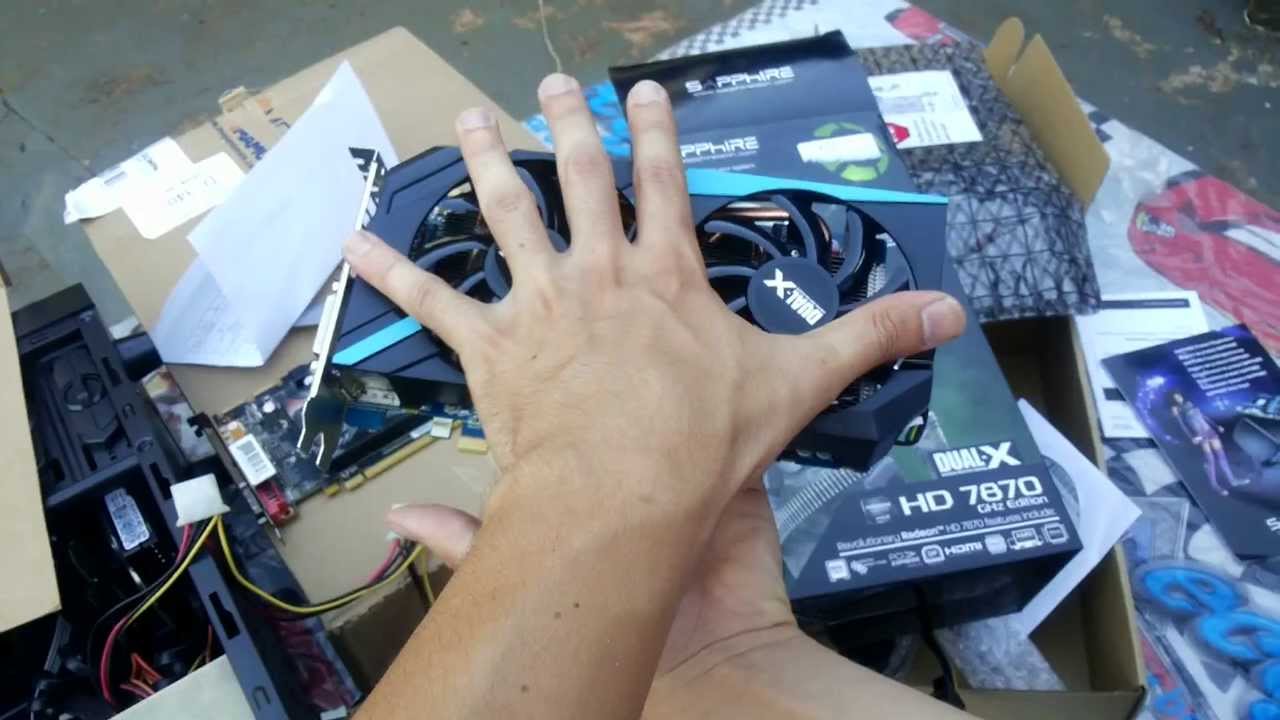 Sapphire Radeon Hd 7870 2gb Ghz Edition O C Unboxing Review Dual Dissipation Youtube