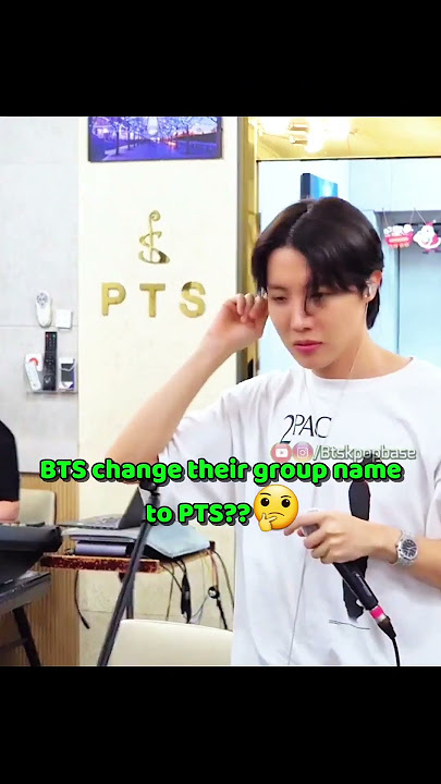 BTS change their group name to PTS ?😳#bts #kpop