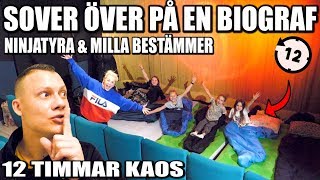 KURRAGÖMMA PÅ EN BIOGRAF *NINJATYRA & MILLA BESTÄMMER*