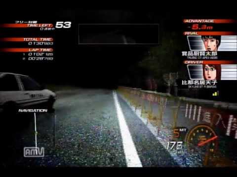 頭文字D EXTREME STAGE 秋名湖右周り雨対戦 vs 賞品厨賢太郎さん【vol.7】