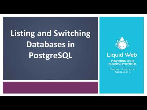 Listing And Switching Databases In PostgreSQL
