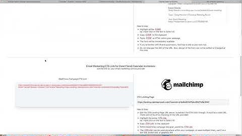 CalendarSnack RSVP for MailChimp Call to Action Templates