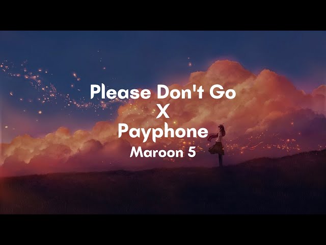 Please Don't Go x Payphone (Slowed + Reverb W/Lyrics) Tiktok No Rap Version 🎵 class=