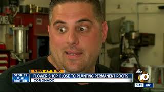 Coronado flower shop close to planting roots