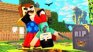 Minecraft - Hello Neighbor - MY NEIGHBOR BURIED ME ALIVE?