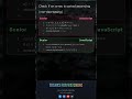 Array Sorted Check in JavaScript | Junior vs Senior