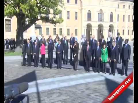 Turkey's Prime Minister Erdogan, the Turkish flag lifted from the ground! 'G20 Russia'