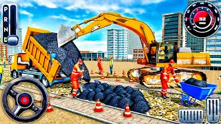 Highway Construction Game - Construction Simulator Truck Road Builder - Android Gameplay screenshot 3