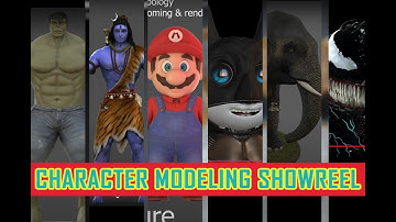 character modeling showreel 2023 | 3d modeling showreel 2023
