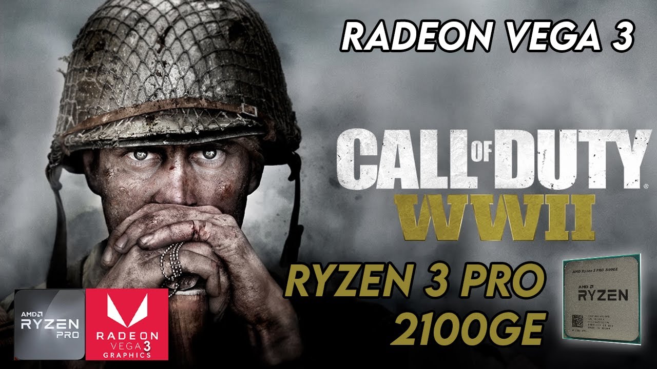 Ryzen 3 PRO 2100ge - Call of Duty: WWII [16GB]