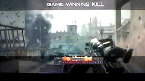 mw3 long shot 360 quick scope final killcam