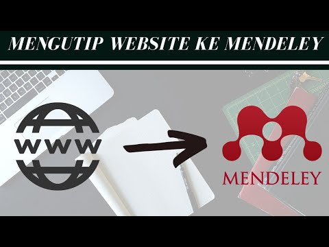 Cara mengutip dari website ke mendeley dengan mudah dan singkat