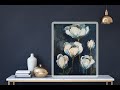 HOW TO PAINT EASY ABSTRACT FLOWERS /ACRYLIC PAINTING FOR BEGINNERS /STEP BY STEP/ART DIY MariArtHome