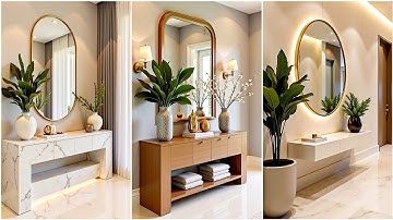 Luxury Entryway Design Ideas 2026 Modern Console Tables & Mirrors | Home Interior Design Trends
