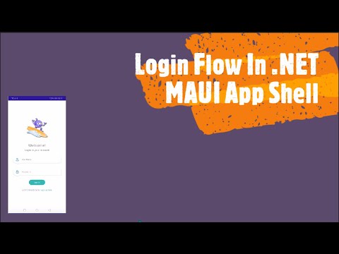 Login Flow In .NET MAUI App Shell (App Shell Login Flow)