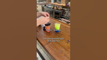 How to protect your drinks 👀
