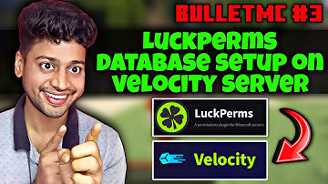 How To Setup LuckPerms Database | How To Setup LuckPerms on Velocity | BulletMC #3