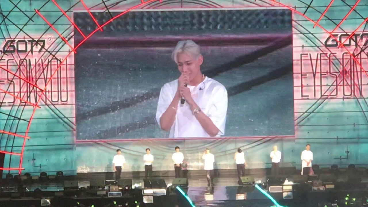 [ENGSUB] 180824 GOT7 Bam Bam 뱀뱀 ending in Chinese - Eyes On You World Tour in Hong Kong