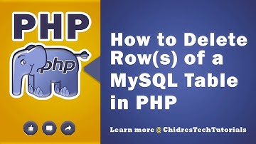 PHP MySQLi: Deleting Rows  🚀