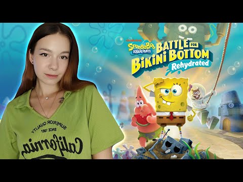 SPONGEBOB SQUAREPANTS: Battle for Bikini Bottom - Rehydrated | Полное Прохождение на Русском | Стрим