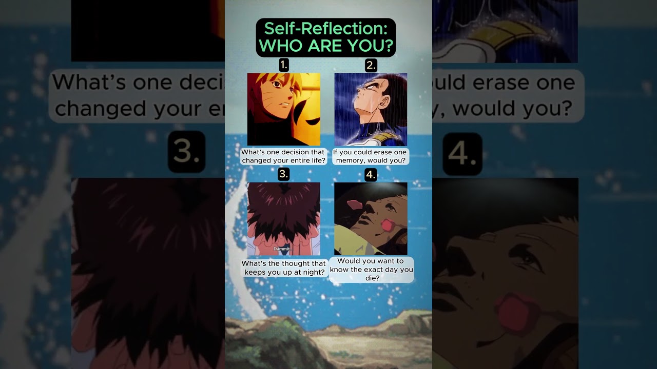 Self Reflection: WHO ARE YOU?  