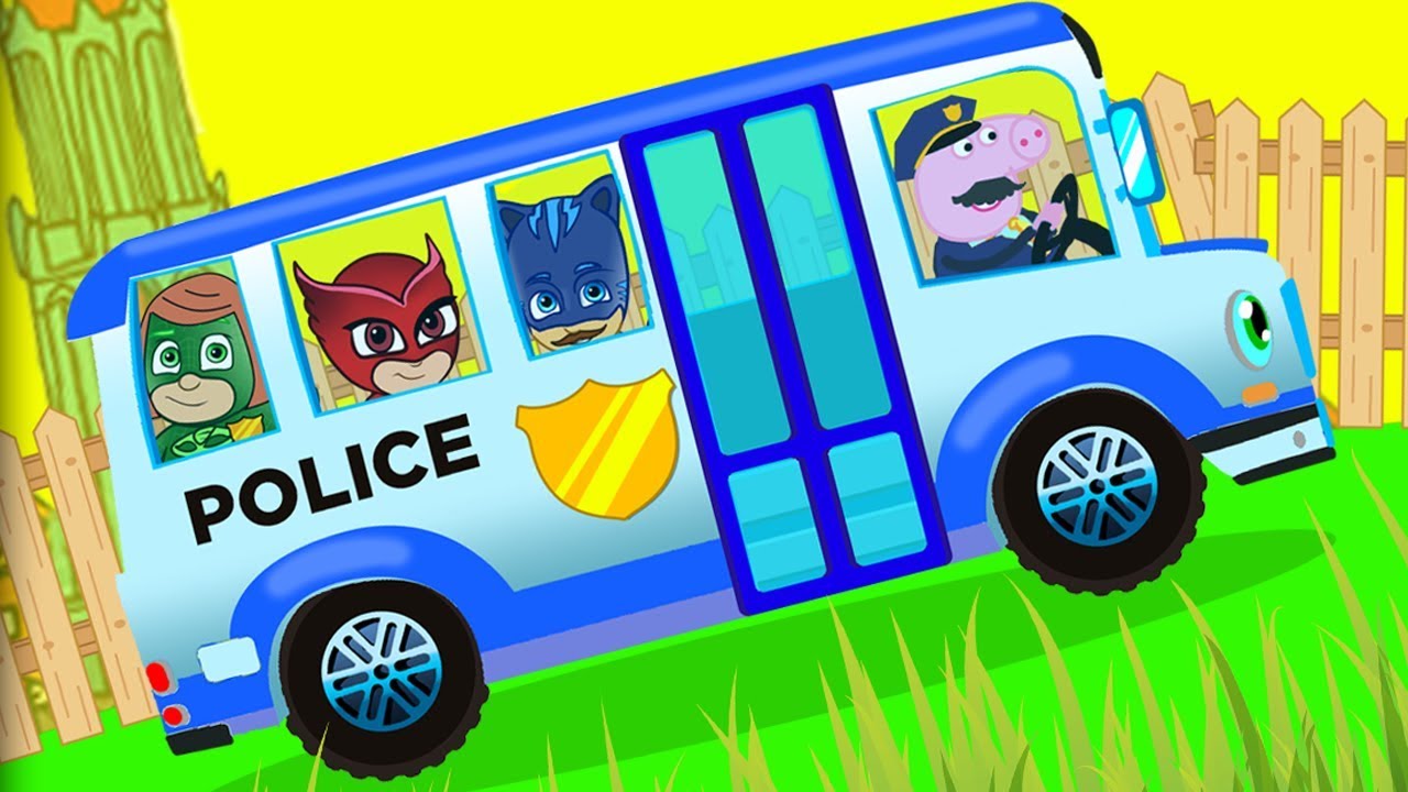 Wheels on the Bus Nursery Rhymes Lyrics Collection For Kids YouTube