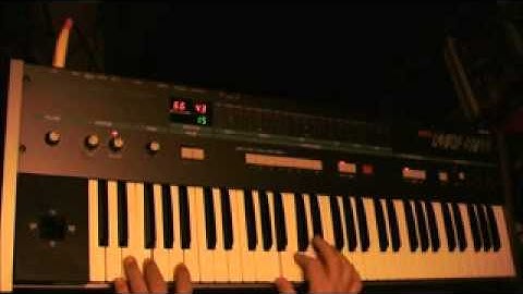 "Synthesized Violins" Korg Poly 61M