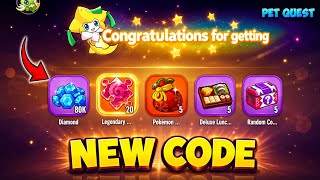 😍 NEW GIFT CODE PET QUEST | 5 JULY 2026