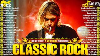Classic Rock Songs 70s 80s 90s Full Album 🎶 Nirvana, Guns N' Roses, AC/DC, Bon Jovi, Metallica, U2