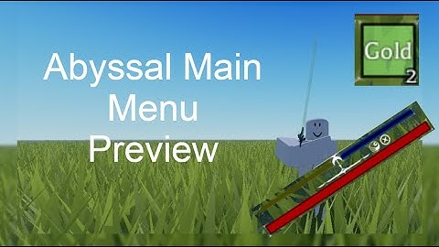 Abyssal Main Menu Preview #1
