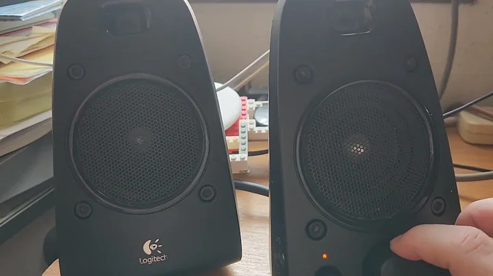 Logitech Z623 Volume Knob Crackling Noise Fix