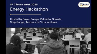 San Francisco Climate Week 2025 Energy API Hackathon Profile