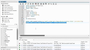 SESSION NO 3 HOW TO INSERT THE VALUES IN THE DATABASE AND SELECT COMMAND