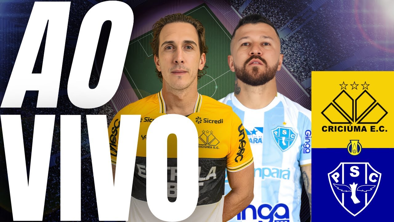 CRICIUMA X PAYSANDU SÉRIE B 2025 AO VIVO - YouTube