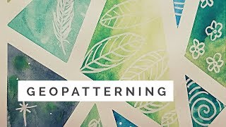 #geopatterning in watercolor